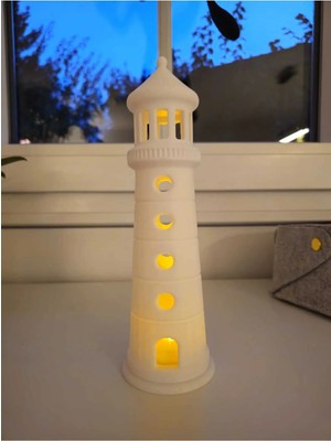 Oko Design Deniz Feneri – Deniz Temalı Dekorasyon LED Tealight