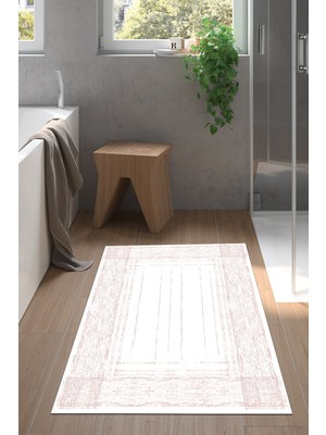 Dekoreko Kaymaz Taban Djt Banyo Halısı Trend Modern M5076