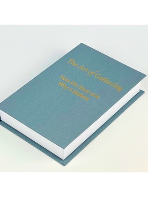 Bak Gel Al Premium Bez Kaplama Kitap Şeklinde Dekoratif Saklama Kutusu - The Art Of Gathering