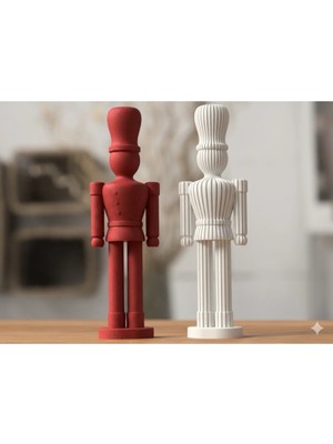 Oko Design Fındıkkıran Dekorasyon Biblo - 22 cm - 2 Adet