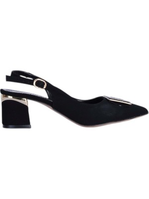 Moda Ayakkabı Esracan 2807 5cm Slingback Kadın Topuklu Ayakkabı