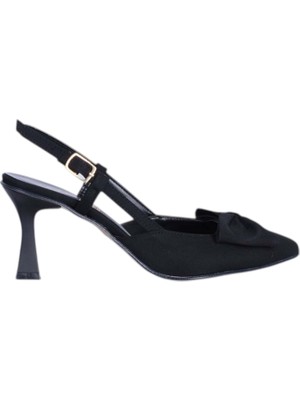 Moda Ayakkabı Tahir 2802 7cm Slingback Topuklu Ayakkabı
