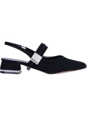 Moda Ayakkabı Esracan 2808 3cm Slingback Kadın Topuklu Ayakkabı