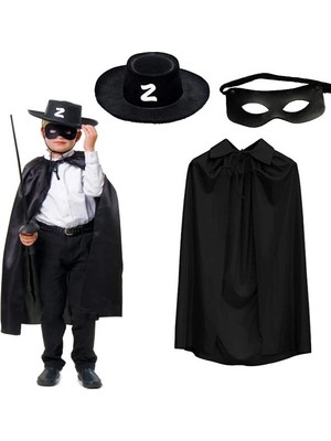 Yazline Global Mey Ithalat®  Pelerini Şapkası ve Maske Seti Çocuk Boy