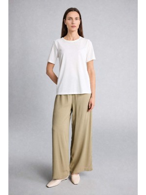 DeFacto Culotte Geniş Paça Krinkıl Viskon Pantolon C9565AX26SM