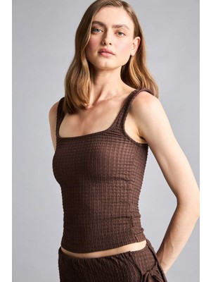 DeFacto Slim Fit U Yaka Bürümcük Atlet H3878AX26SM