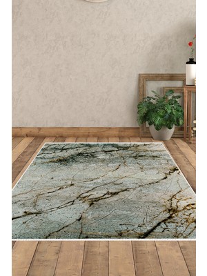 Alanur Home Kaymaz Dijital Mutfak & Salon Halı Trend Mermer E5031