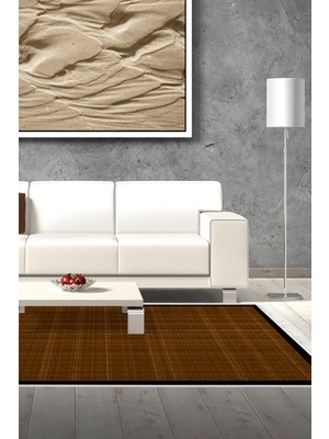Alanur Home Kaymaz Taban Djt Banyo Mutfak Salon Halı Yıldız Deri Saçaklı Dokuma Desen E5007