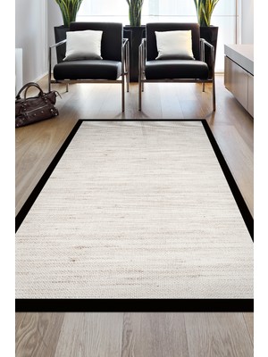 Alanur Home Kaymaz Dijital Mutfak & Salon Halı Yıldız Deri Dokuma E5001