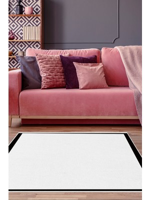 Alanur Home Kaymaz Dijital Mutfak & Salon Halı Star Pamuk Dokuma E5001