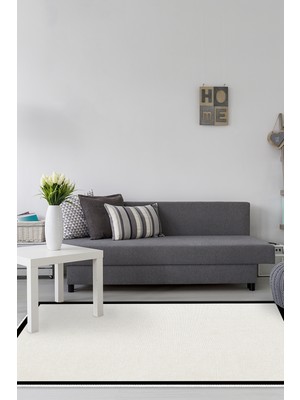 Alanur Home Kaymaz Dijital Mutfak & Salon Halı Yıldız Deri Dokuma E5001
