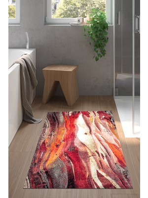 Dekoreko Kaymaz Taban Djt Banyo Halısı Trend Modern S5050