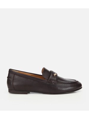 Hotiç 01AYH321280A480 KADIN Deri Kahverengi Yumuşak Dokulu Klasik Loafer