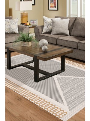 Dekoreko Kaymaz Taban Djt Salon Halısı Trend Modern P1526