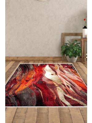 Dekoreko Kaymaz Taban Djt Salon Halısı Yıldız Deri Modern S5050