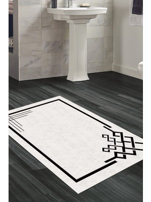 Dekoreko Kaymaz Taban Djt Banyo Halısı Trend Modern 1919