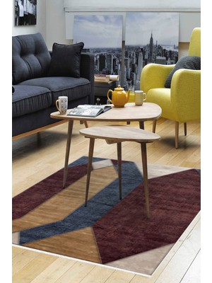 Dekoreko Kaymaz Taban Djt Salon Halısı Trend Modern S6506