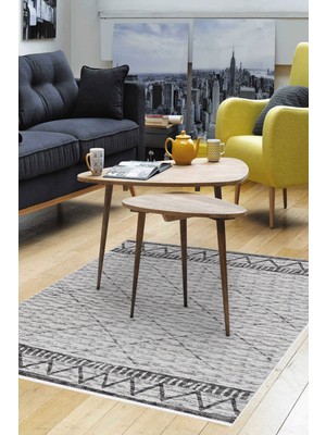 Dekoreko Kaymaz Taban Djt Salon Halısı Trend Iskandinav F5081