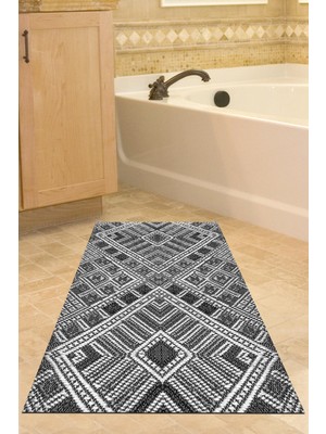 Dekoreko Kaymaz Taban Djt Banyo Halısı Trend Modern 2029