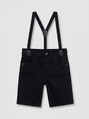 LC Waikiki Pantolon Askılı Erkek Çocuk Jean Şort  (S6)