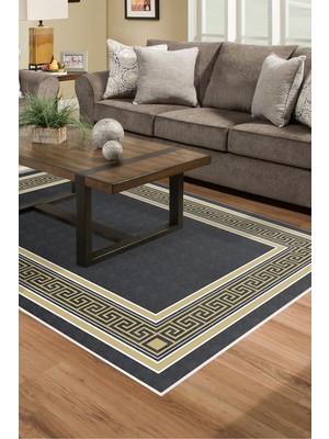 Dekoreko Kaymaz Taban Djt Salon Halısı Trend Modern M5140