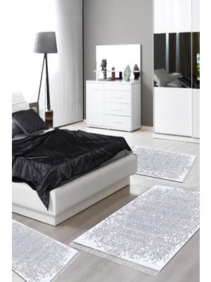 Alanur Home Eko Trend Djt Yıkanabilir Kaymaz Taban 3 Lü Yatak Odası Takımı 1488 Modern Kahve