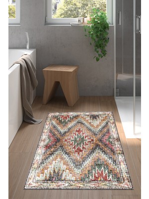 Dekoreko Kaymaz Taban Djt Banyo Halısı Trend Iskandinav F5003