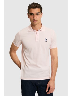 U.s. Polo Assn. Erkek Açık Pembe Tişört Basic 50322304-VR078