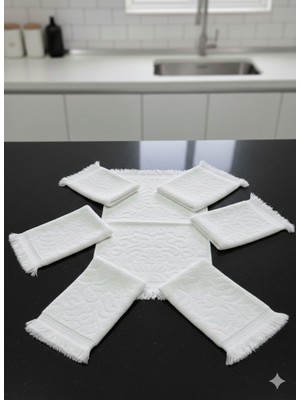 Empressco Özteks 12 Adet Beyaz 30*50 cm Pamuklu Mutfak Havlusu & El Yüz Havlusu - Kurulama Bezi - Fiyatı, Yorumları