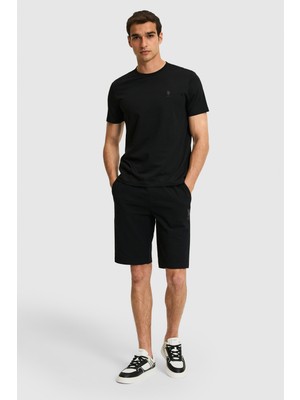 U.s. Polo Assn. Erkek Siyah Şort (Örme) 50322604-VR046