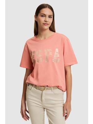 U.s. Polo Assn. Kadın Mercan Tişört Basic 50321690-VR204