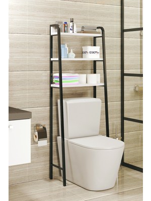 Empressco Egemev Wc Arkası Klozet Rafı Klozet Üstü Raf ve Organizatör Havluluk Banyo Düzenliyici - Fiyatı, Yorumları