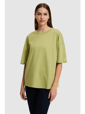 U.s. Polo Assn. Kadın Çağla Tişört 50323529-VR016