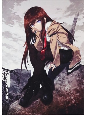 Universal Steins Gate - Kurisu Makise Tablo Ahşap Poster Dekoratif