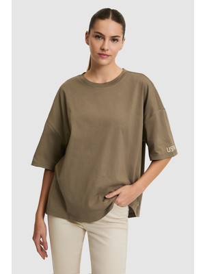 U.s. Polo Assn. Kadın Vizon Tişört 50323529-VR052
