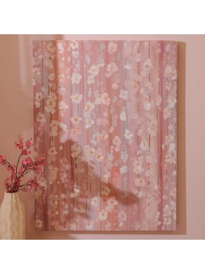 Evidea Deco Blossom Kanvas Tablo - Pembe - 75X100 cm