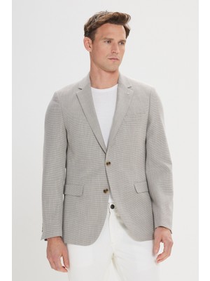 Altınyıldız Classics Regular Fit Rahat Kesim Mono Yaka Ceket