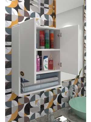Empressco Kenzlife Banyo Ecza Dolabı Bakunin Byz 60*40*20 Mutfak (M)Üst Arkalıklı Alt Arkalıksız - Fiyatı, Yorumları