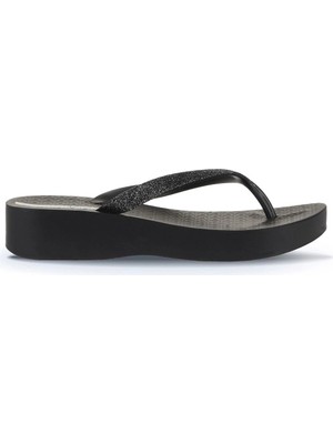 Siyah Ip Ipanema Mesh Chic Kaıdn Parmak Arası Terlik