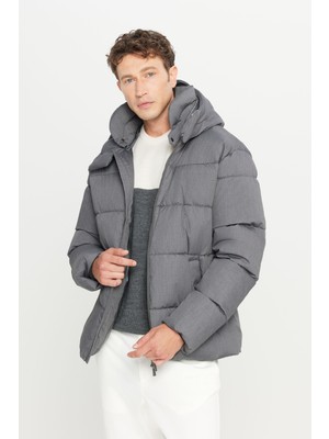 Altınyıldız Classics Pamuklu Standart Fit Normal Kesim Kapüşoınlu Dik Yaka Yan Cepli Casual Mont