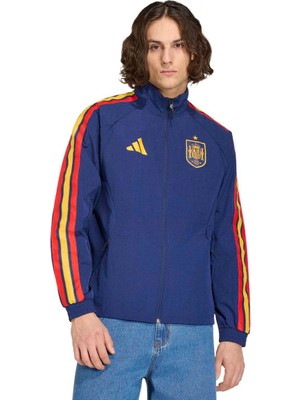 Adidas Ispanya Home Anthem Erkek Lacivert Dik Yaka Ceket