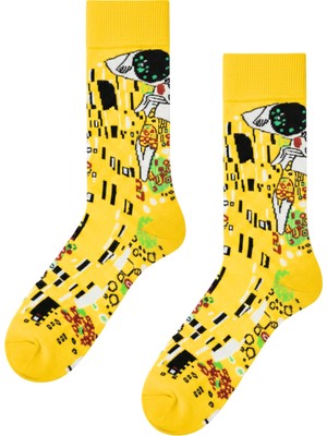 Carnaval Socks Öpücük Desenli Renkli Çorap