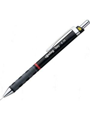 Rotring Tikky 0,35 Mm Siyah Versatil Kalem Hafif Gövde ile Profesyonel Kullanım İçin Mükemmel
