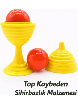 Savarga Sarı Renk Sihirli Kupa Top Kaybetme Oyunu 7 cm (4801)