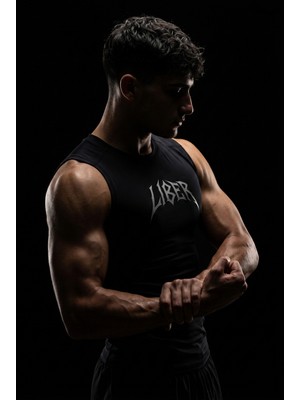 Liber Cyber Bones- Kolsuz Compression Tank Top