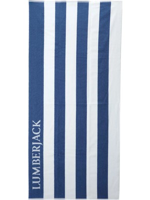 Lumberjack Plaj Havlusu Unisex Mavi Grp H