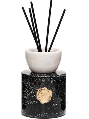 Missi Marble Bloom Serisi- Beyaz Mermer Aksesuarlı Black Orchid Oda Kokusu
