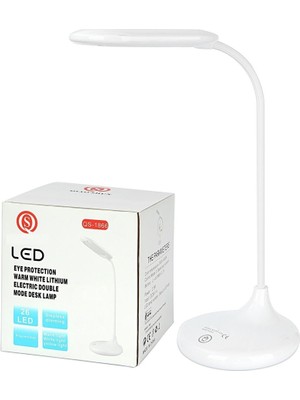 Sezy Dokunmatik Şarjlı Katlanabilir Kitap Okuma Ve Masa Lambası Günışığı Ve Beyaz 26 Led