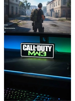 Call Of Duty Işıklı Tablo (Usb Type A ile Çalışmaktadır)