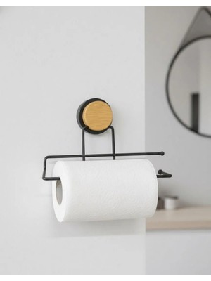 Okyanus Home Ahşap Desenli Magic Fix Sihirli Yapışkan Siyah Kağıt Havluluk